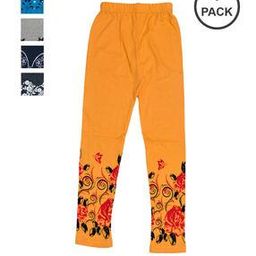 Floral Print Pack of 5 Basic Leggings-picture-29