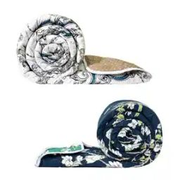 Set of 2 120 GSM Printed Reversible Single Comforters-46