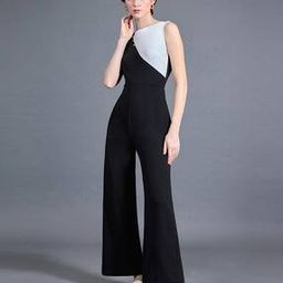 Colour-Blocked Sleeveless Jumpsuit-picture-43