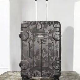 Camouflage Medium Trolley Bag with Number Lock-40