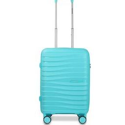 Striped Medium Trolley Bag with Number Lock-10