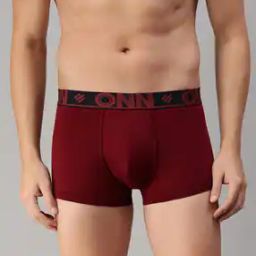 Pack of 3 Men Typographic Print Trunks with Elasticated Waist-image-21