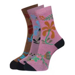 Pack of 3 Printed Ankle-Length Socks-27
