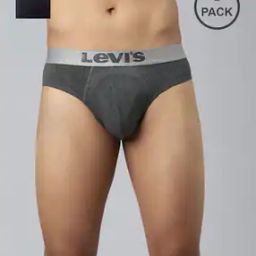 Men Pack of 2 Briefs with Elasticated Waistband-image-33