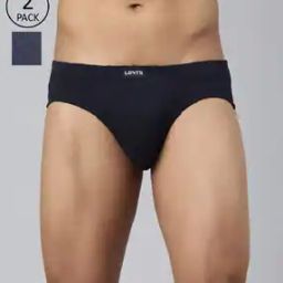 Men Pack of 2 Briefs with Elasticated Waistband-image-94