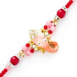 Tie-Up Beads Studded Rakhi-image-4