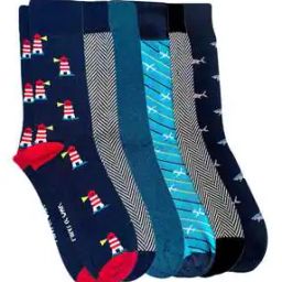 Men Pack of 6 Mid-Calf Length Socks-image-55