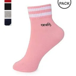 one8 Pack of 5 Women Ankle-Length Socks-picture-49
