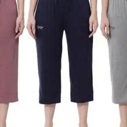 Pack of 3 Solid Capris with Drawstrings-image-21