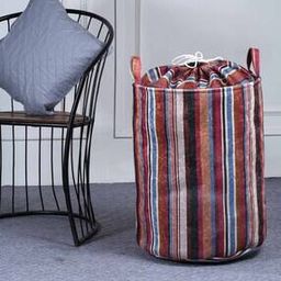Striped Laundry Bag-34