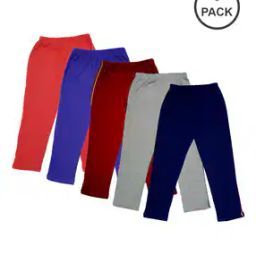 Pack of 5 Capris with Elasticated Waistband-image-19