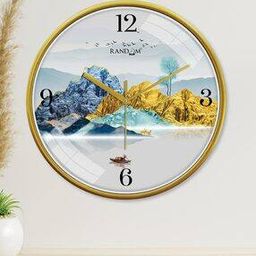 Graphic Print Plastic Wall Clock-picture-14