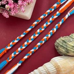 Men Set of 3 Braided Tie-Up Rakhis-image-119