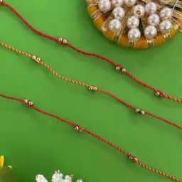 Men Set of 3 Beaded Tie-Up Rakhis-36