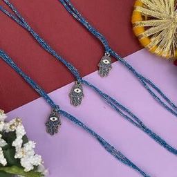 Mne Set of 3 Evil-Eye Tie-Up Rakhis-image-25