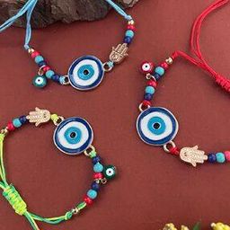 Men Set of 3 Evil-Eye Tie-Up Rakhis-image-110