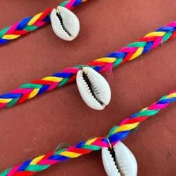 Men Set of 3 Sea-Shell Tie-Up Rakhis-2