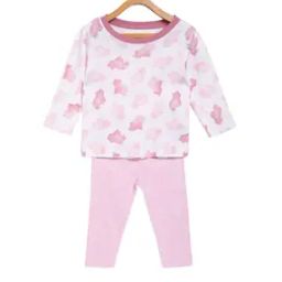Printed Round-Neck Top & Leggings Set-image-51