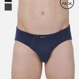Pack of 3 Cotton Briefs with Elasticated Waistband-image-131