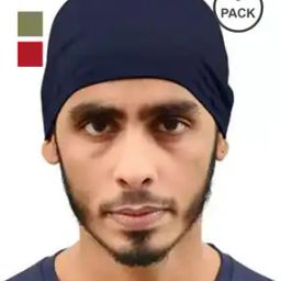 Pack of 3 Men Skull Caps-image-72