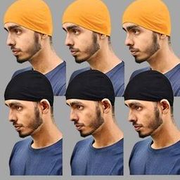 Men Pack of 6 Cotton Head Wraps-picture-47