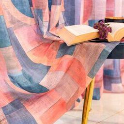 Pack of 2 Printed Sheer Window Curtains-20