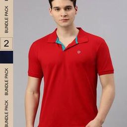 lux cozi Pack of 2 Men Short-Sleeves Polo T-Shirts-picture-5