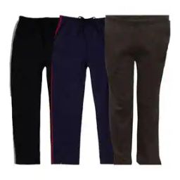 Boys Pack of 3 Track Pants with Drawstring-Elasticated Waist-image-50