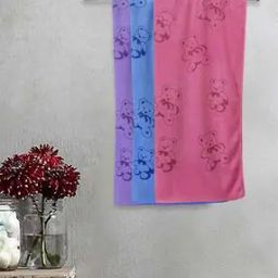 Set of 3 Printed Bath Towels 43" x 22"-picture-12