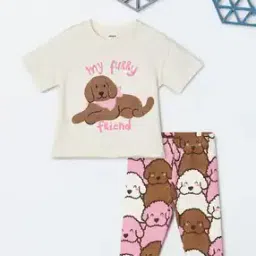 max Girls Cotton Nightwear Set-picture-36
