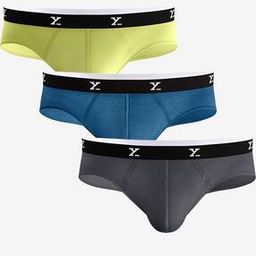 Pack of 3 Briefs with Contrast Waistband-image-53