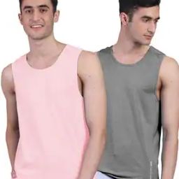 Solid Sleeved Regular Round-Necked  Vest-image-20