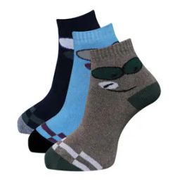 Pack of 3 Printed Ankle-Length Socks-image-119