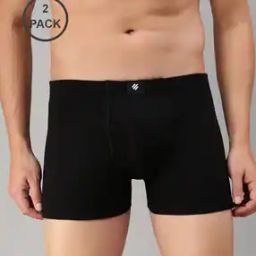 Pack of 3 Men Trunks with Elasticated Waistband-image-23