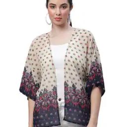 Floral Shrug with 3/4th Sleeves-48