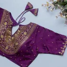 Embroidered Back Open Blouse-picture-20