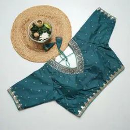 Women Embellished Back-Open Blouse-picture-51