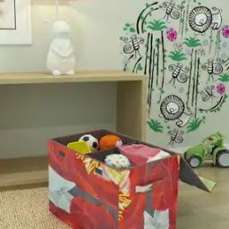 Printed Foldable Multi Utility Storage Box-23