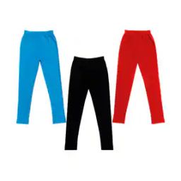 Pack of 3 Leggings with Elasticated Waist-image-82