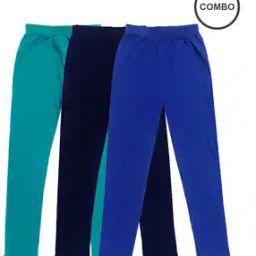 Pack of 3 Leggings with Elasticated Waist-image-42