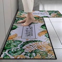 Pack of 2 Tropical Print Rectangle Mats-41