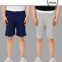 Men Pack of 2 Bermuda Shorts with Elasticated Drawstrings Waist-image-25