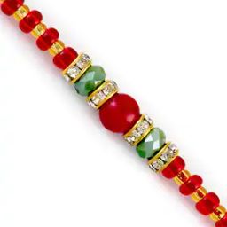 Tie-Up Rakhi with Crystal Beads-image-40