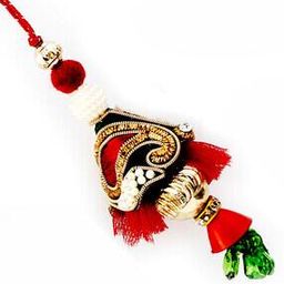 Zardosi Work Lumba Rakhi-image-6