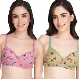 Pack of 2 Non-Padded Bra   -image-19