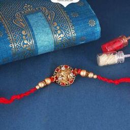 Men Pearl-Beaded Tie-Up Rakhi-25