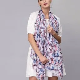 j style Floral Print Stole-picture-44