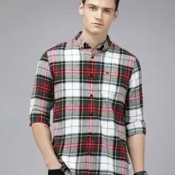 Button-Down Collar Shirt with Patch Pocket-22