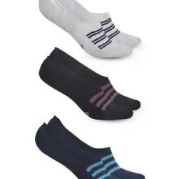 Pack of 3 Men Self-Design No-Show Socks-image-12
