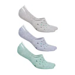 Pack of 3 Men Self-Design No-Show Socks-image-57